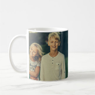 Personalisiertes benutzerdefiniertes 2-Foto zweise Kaffeetasse