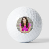 Personalisiertes benutzerdefiniertes Bild Golfball (Vorderseite)