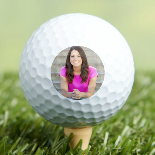 Personalisiertes benutzerdefiniertes Bild Golfball