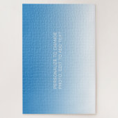 Personalisiertes benutzerdefiniertes blaues Artwor Puzzle (Vertikal)