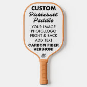 Personalisiertes, benutzerdefiniertes CARBON FIBER Pickleball Schläger (Vorderseite)