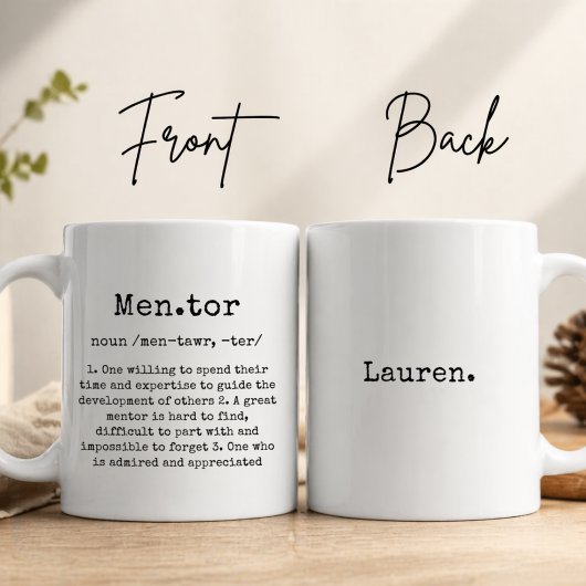 Personalisiertes Benutzerdefiniertes Dankeschön-Ge Kaffeetasse