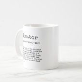 Personalisiertes Benutzerdefiniertes Dankeschön-Ge Kaffeetasse (Vorderseite Links)
