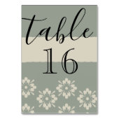 Personalisiertes benutzerdefiniertes eigenes elega tischnummer (Rückseite)