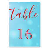 Personalisiertes benutzerdefiniertes eigenes elega tischnummer (Vorderseite)