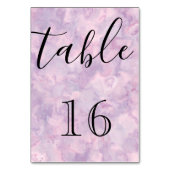 Personalisiertes benutzerdefiniertes eigenes elega tischnummer (Vorderseite)