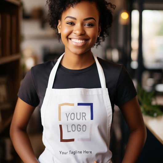 Personalisiertes, benutzerdefiniertes Firmenlogo Schürze