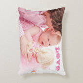 Personalisiertes benutzerdefiniertes Foto Akzent P Dekokissen (Vorderseite(Vertikal))