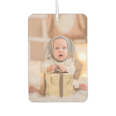 Personalisiertes benutzerdefiniertes Foto Autolufterfrischer (Vorderseite)