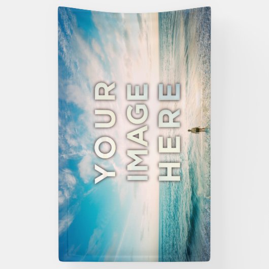 Personalisiertes benutzerdefiniertes Foto Banner (Vertikal)