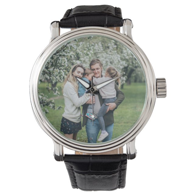 Personalisiertes benutzerdefiniertes Foto Bester V Armbanduhr (Vorderseite)