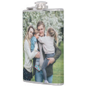 Personalisiertes benutzerdefiniertes Foto Bester V Flachmann (Links)