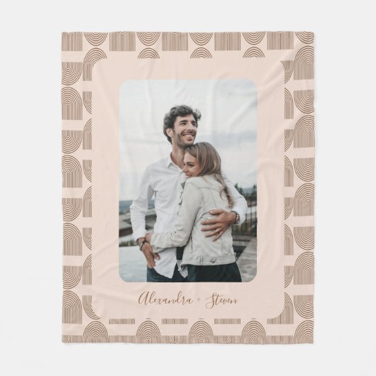 Personalisiertes benutzerdefiniertes Foto bewahren Fleecedecke (Vorderseite)