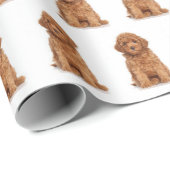 Personalisiertes benutzerdefiniertes Foto-Bildmust Geschenkpapier (Rolleneckpunkt)