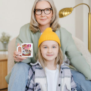 Personalisiertes benutzerdefiniertes Foto Bootleg Zweifarbige Tasse