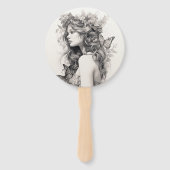 Personalisiertes benutzerdefiniertes Foto Eigenes Fächer (Vorderseite)