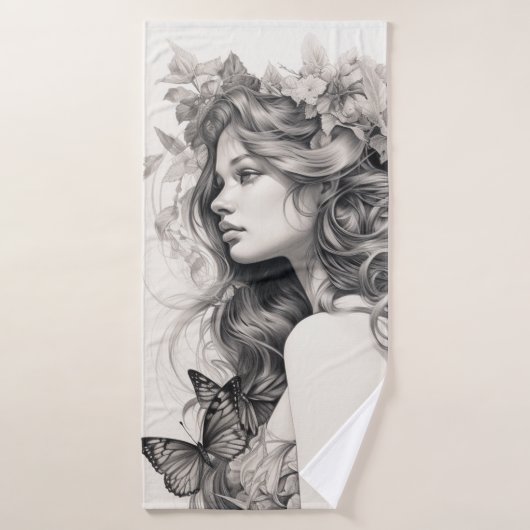 Personalisiertes benutzerdefiniertes Foto Foto hin Badehandtuch (Badehandtuch)