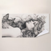 Personalisiertes benutzerdefiniertes Foto Foto hin Badehandtuch (Badehandtuch)