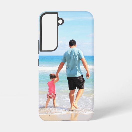 Personalisiertes benutzerdefiniertes Foto Geschenk Samsung Galaxy Hülle (Rückseite)