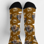 Personalisiertes benutzerdefiniertes Foto - Hallow Socken (Oben)