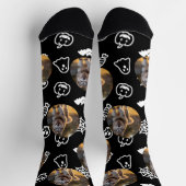 Personalisiertes benutzerdefiniertes Foto - Hallow Socken (Oben)