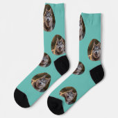 Personalisiertes benutzerdefiniertes Foto - Husky- Socken (Linkes Detail)
