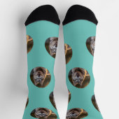 Personalisiertes benutzerdefiniertes Foto - Husky- Socken (Oben)