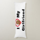 Personalisiertes benutzerdefiniertes Foto I Liebe Seitenschläferkissen (Vorderseite Vertikal)