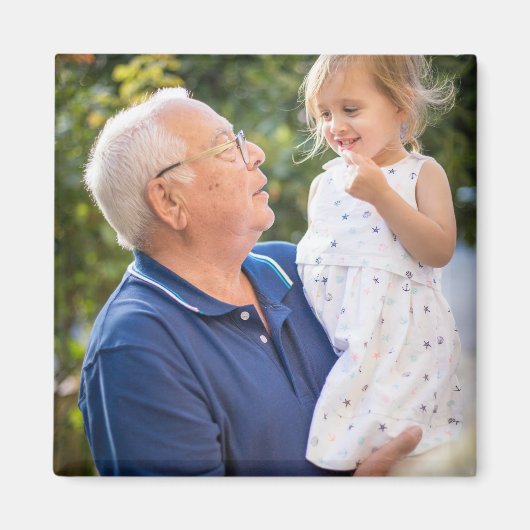 Personalisiertes benutzerdefiniertes Foto Magnet (Vorne)