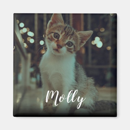 Personalisiertes benutzerdefiniertes Foto Magnet (Vorne)