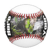 Personalisiertes benutzerdefiniertes Foto mit Voll Baseball (Rückseite)