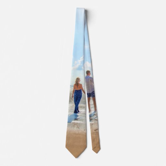 Personalisiertes benutzerdefiniertes Foto Neck Tie Krawatte (Vorderseite)
