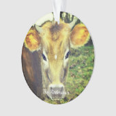 Personalisiertes benutzerdefiniertes Foto Ornament (Vorderseite)