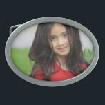 Personalisiertes benutzerdefiniertes Foto Ovale Gürtelschnalle<br><div class="desc">Personalisiertes Foto Gürtelschnalle</div>