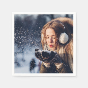 Personalisiertes benutzerdefiniertes Foto Serviette