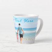 Personalisiertes benutzerdefiniertes Foto und Tass Milchtasse (Rechte Ecke)