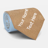 Personalisiertes benutzerdefiniertes Foto und Text Krawatte (Gerollt)