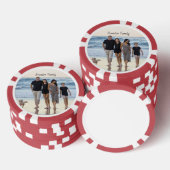 Personalisiertes benutzerdefiniertes Foto und Text Pokerchips (Stapel)