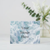Personalisiertes benutzerdefiniertes Foto und Text Postkarte (Stehend Vorderseite)