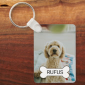 Personalisiertes benutzerdefiniertes Foto und Text Schlüsselanhänger (Vorderseite)