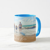 Personalisiertes benutzerdefiniertes Foto und Text Tasse (VorderseiteRechts)