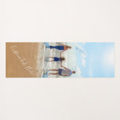 Personalisiertes benutzerdefiniertes Foto und Text Yogamatte (Rückseite (Horizontal))