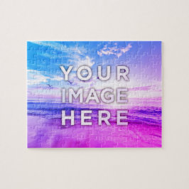 Personalisiertes benutzerdefiniertes Foto Vaporwav Puzzle