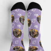 Personalisiertes benutzerdefiniertes Foto - Winter Socken (Oben)