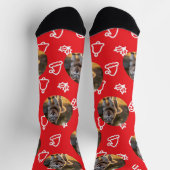 Personalisiertes benutzerdefiniertes Foto - Winter Socken (Oben)