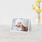 Personalisiertes, benutzerdefiniertes Fotomaterial Karte (Gelbe Blume)