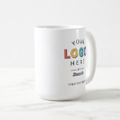 Personalisiertes benutzerdefiniertes Logo Geschäft Kaffeetasse (VorderseiteRechts)