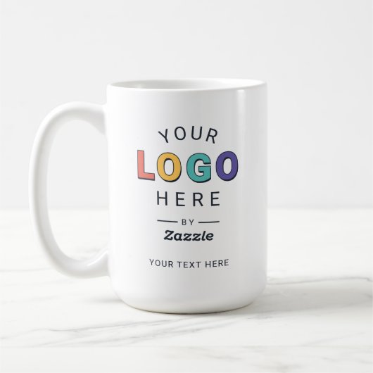 Personalisiertes benutzerdefiniertes Logo Geschäft Kaffeetasse (Links)