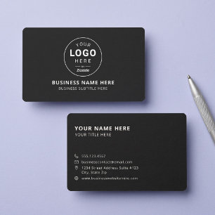 Personalisiertes benutzerdefiniertes Logo Geschäft Visitenkarte