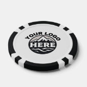 Personalisiertes benutzerdefiniertes Logo und Text Pokerchips (Einzeln)